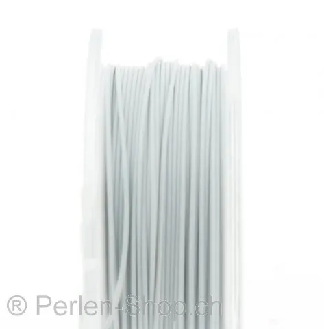Top Q Stahldraht Nylon Perlsilber 50m 7 Str., Farbe: Silber, Grösse: 0.5 mm, Menge: 1 Stk.