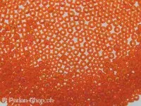 Rocailles, Farbe: rainbow orange, Grösse: 2.6mm, Menge: 17 gr.