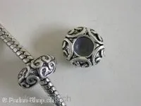 Troll-Beads Style, metall spacer, ±12x6mm, 1 Stk.