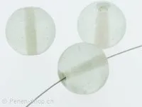 Handgemachte Glas Kugel, Farbe: Kristall, Grösse: ±16mm, Menge: 5 Stk.