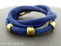 Wickel Armband blau