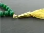 Preview: Gebetskette, Tesbih - Misbaha, Farbe: grün/gold, Grösse: ±23cm, Menge: 1 Stk.