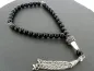 Preview: Prayer Beads, Tesbih – Misbaha, Color: black, Size: ±23cm, Qty: 1 pc.