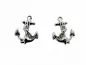 Preview: Stainless Steel Pendant anchor, Color: Platinum, Size: ±18x14mm, Qty: 1 pc.