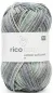 Preview: Rico Design Wool Baby Cotton Soft Print DK 50g Grau-Türkis