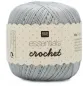 Preview: Rico Design Essentials Crochet, grau, 50g/280m