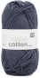 Preview: Rico Creative Cotton Aran, nachtblau 50 g, 85 m, 100 % CO gaze