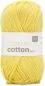 Preview: Rico Creative Cotton Aran, hellgelb, Grösse: 50 g, 85 m, 100 % CO gaze