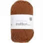 Preview: Rico Creative Cotton Aran, kastanie 50 g, 85 m, 100 % CO gaze