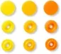 Preview: Prym Love Druckknopf Color Snaps, gelb, Grösse: 12.4 mm, Karte 30 Stk.