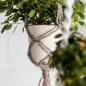 Preview: Hoooked Macrame Set Jute Hanging Basket, Color: taupe, Quantity: 1 piece.