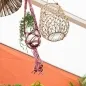 Preview: Hoooked Macrame Set Jute Hanging Basket, Color: rose, Quantity: 1 piece.