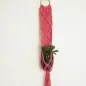 Preview: Hoooked Macrame Hanging Basket Bali, Color: Coral, Quantity: 1 piece.