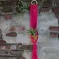 Preview: Hoooked Macrame Hanging Basket Bali, Color: Coral, Quantity: 1 piece.