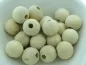 Mobile Preview: Wooden Bead round, Color: brown, Size: ±14mm, Qty: 10 pc.