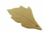 Preview: Teather Leaf, Color: brown, Size: ±44x83mm, Qty: 1 pc.