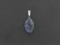 Preview: Sodalite Heart Pendant, Semi-Precious Stone, Color: blue, Size: ±23x14mm, Qty: 1 pc