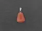 Preview: Cherry Quartz Pendant, Semi-Precious Stone, Color: red, Size: ±21x17mm, Qty: 1 pc