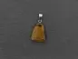 Preview: Tigereye Pendant, Semi-Precious Stone, Color: brown, Size: ±21x17mm, Qty: 1 pc