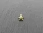 Preview: Stainless Steel Star, Color: gold plated, Size: ±8x7mm, Qty: 1 pc.