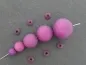Preview: Polaris Beads lilac, 14mm, 5 pc.