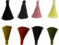Preview: Silk Tassels, Color: black, Size: ±8/23mm, Qty:1 pc.