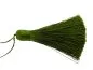Preview: Silk Tassels, Color: green, Size: ±8/23mm, Qty:1 pc.