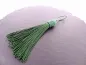 Preview: Silk Tassels, Color: green, Size: ±9/14cm, Qty:1 pc.