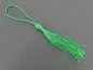 Preview: Tassel, Color: green, Size: ±8/13cm, Qty:1 pc.