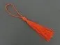 Preview: Tassel, Color: red, Size: ±8/13cm, Qty:1 pc.