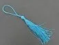 Preview: Tassel, Color: turquoise, Size: ±8/13cm, Qty:1 pc.