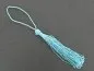 Preview: Tassel, Color: turquoise, Size: ±8/13cm, Qty:1 pc.