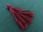Preview: Tassel, Color: dark red, Size: ±2.5cm, Qty:1 pc.