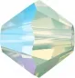 Preview: Preciosa Bicone, Farbe: Chrysolite Opal AB, Grösse: 4mm, Menge: ±100 Stk.