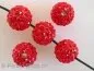 Preview: Shambala Beads, red, 10mm, 1 pc.