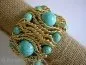 Preview: Bracelt with howlite beads, turquoise, 1 pc.