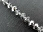 Preview: Briolette Beads, Color; grey irisierend, Size: ±6x8mm, Qty: 15 pc.