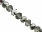 Preview: Briolette Beads, Coleur: gris irisierend, Taille: ±6x8mm, Quantite: 15 piece