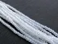 Preview: Briolette Beads, Color; white alabaster, Size: ±1.5x2mm, Qty: 50 pc.