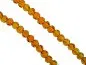 Preview: Facet-Polished Glassbeads round, Size: 4mm, Color: orange, Qty: ±100 pc.