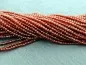Preview: Facet-Polished glassbeads, Color: dark red, Size: ±2mm, Qty: 1 string ±200 pc.
