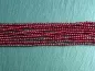 Preview: Facet-Polished glassbeads, Color: red, Size: ±2mm, Qty: 1 string ±185 pc.