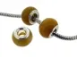 Preview: Troll-Beads Style Honey Onyx, Farbe: gelb, Grösse: ±10x14mm, Menge: 1 Stk.