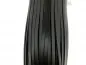 Preview: Leather Cord from coil, Color: black, Size: ±5x2mm, Qty: 10cm
