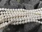 Preview: perles d'eau douce, Couleur: blanc, Taille: ±8-9mm, Quantite: chaîne ±36cm, (±42 piece)