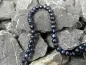 Preview: perles d'eau douce flat, Couleur: noir, Taille: ±7-8mm, Quantite: chaîne ±36cm, (±55 piece)