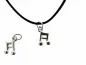 Mobile Preview: Silver Pendant Music Notes, Color: SILVER 925, Size: ±13x8x2mm, Qty: 1 pc.