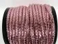 Mobile Preview: nappa Leder, Schlange Style, rosa, ±6mm, 10cm