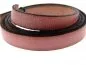 Preview: Leather Cord from coil, Color: rosa, Size: ±10x2mm, Qty: 10cm