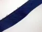 Preview: Leather Cord, blue, ±14x2mm, ±150cm